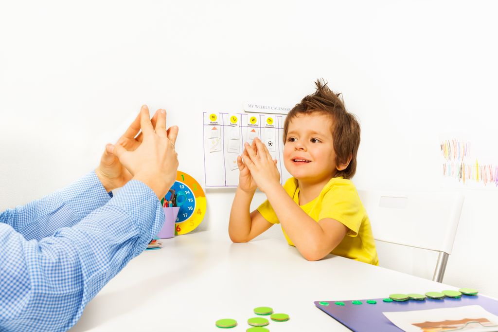 Kid receiving Applied Behaviour Analysis (ABA) Therapy treatment